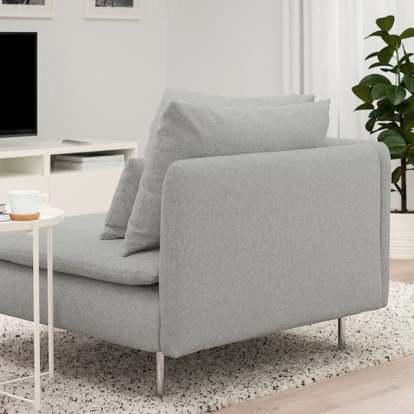 Ikea SÖDERHAMN - Corner modular element, Tallmyra white/black ,