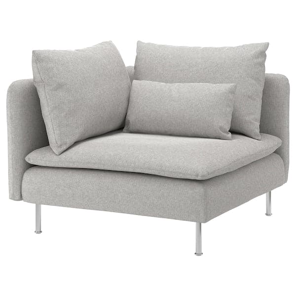 Ikea SÖDERHAMN - Corner modular element, Tallmyra white/black ,
