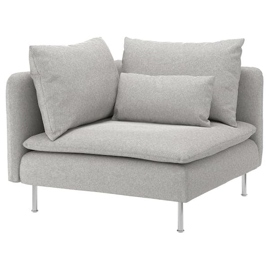 Ikea SÖDERHAMN - Corner modular element, Tallmyra white/black ,
