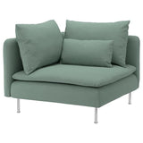SÖDERHAMN corner section, Tallmyra light green, 99 cm