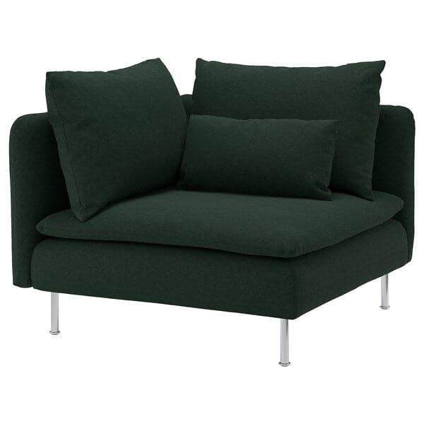 Ikea SÖDERHAMN - Corner modular element, Tallmyra dark green ,