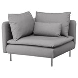 SÖDERHAMN corner section, Tonerud grey, 99 cm