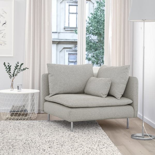 Ikea SÖDERHAMN Angular modular element - Beige/brown Viarp
