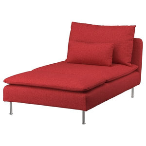Ikea SÖDERHAMN - Chaise-longue cover, Tonerud red