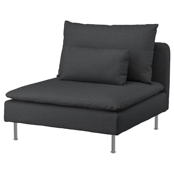 Ikea SÖDERHAMN Cover for 1seat section Fridtuna dark grey ,