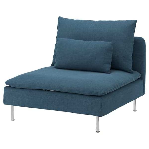Ikea SÖDERHAMN - Lining for 1-seater element, Tallmyra blue ,
