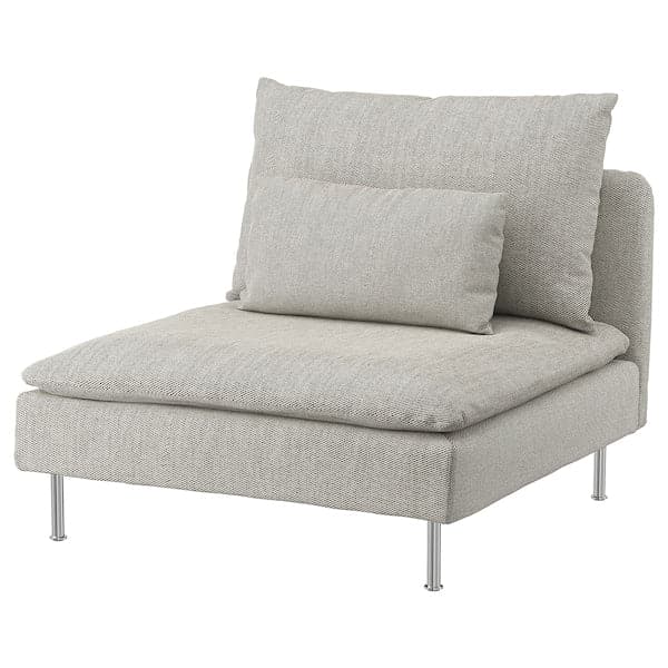 Ikea SÖDERHAMN Lining for 1-seater element - Beige/brown Viarp