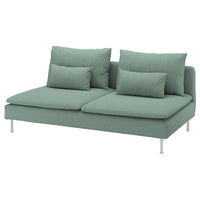 SÖDERHAMN cover for 3-seat section, Tallmyra light green