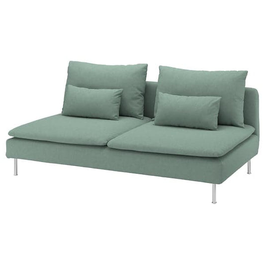 Ikea SÖDERHAMN - Lining for 3-seater element, Tallmyra light green ,