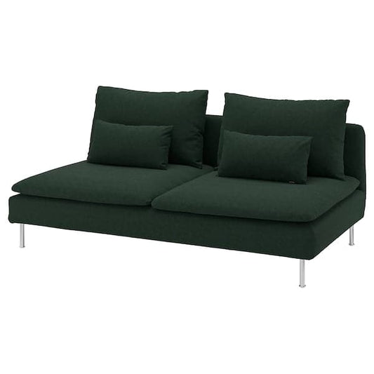 Ikea SÖDERHAMN - Lining for 3-seater element, Tallmyra dark green ,
