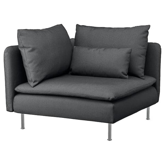 Ikea SÖDERHAMN Cover for corner section Fridtuna dark grey ,