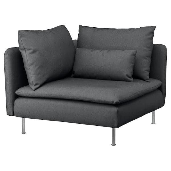 SÖDERHAMN Cover for corner section Fridtuna dark grey ,