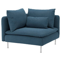 SÖDERHAMN cover for corner section, Tallmyra blue