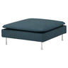 SÖDERHAMN cover for footstool, Hillared dark blue