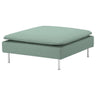 SÖDERHAMN cover for footstool, Tallmyra light green