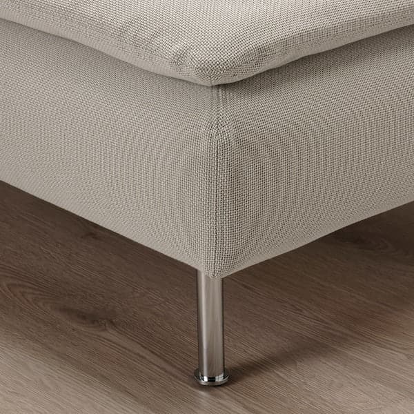 Ikea SÖDERHAMN Footstool, Fridtuna light beige ,