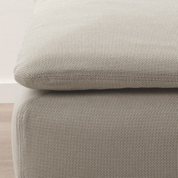 Ikea SÖDERHAMN Footstool, Fridtuna light beige ,
