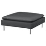 SÖDERHAMN footstool, Fridtuna dark grey, 93x40x93 cm