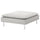 SÖDERHAMN footstool, Tallmyra white/black, 93x40x93 cm