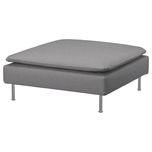 Ikea SÖDERHAMN Footstool, Tonerud grey ,