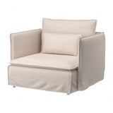 SÖDERHAMN armchair, Gransel natural colour, 105 cm