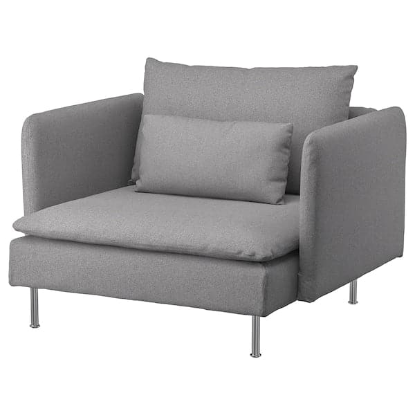 SÖDERHAMN Armchair, Tonerud grey ,