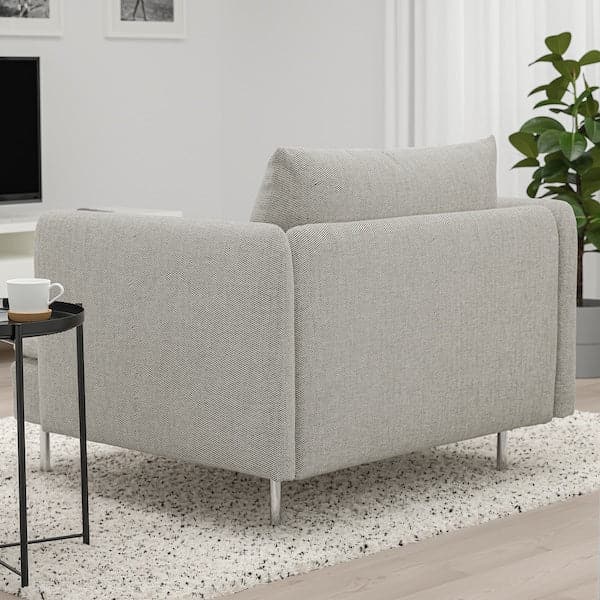 SÖDERHAMN Armchair - Beige Viarp - best price from Maltashopper.com 29329756