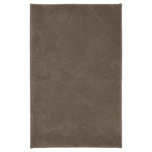 SÖDERSJÖN - Bath mat, grey-brown, 50x80 cm