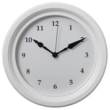SÖNDRUM wall clock, white, 35 cm
