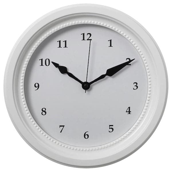 SÖNDRUM - Wall clock, white, 35 cm