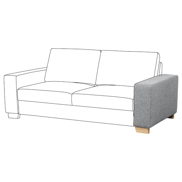 SÖRVALLEN Armrest - Lejde grey/black , - best price from Maltashopper.com 80438399
