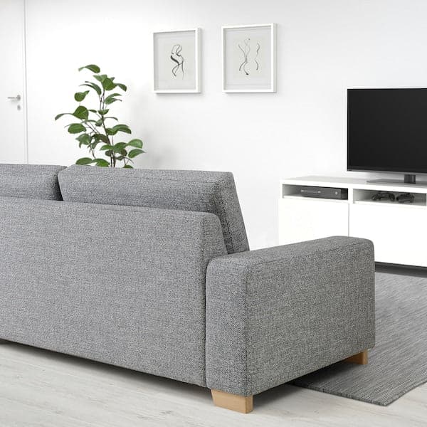 Ikea SÖRVALLEN 3 seater sofa - Lejde grey/black ,