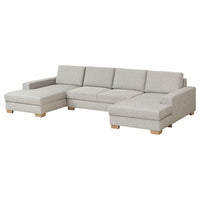 SÖRVALLEN - 4-seater sofa with chaise-longue , - best price from Maltashopper.com 79419410