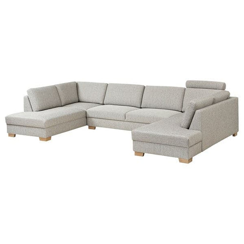 SÖRVALLEN - U-shaped sofa, 5 seater ,