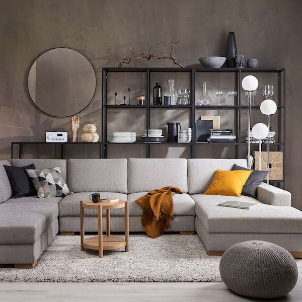 SÖRVALLEN - 4-seater corner sofa , - best price from Maltashopper.com 09419404