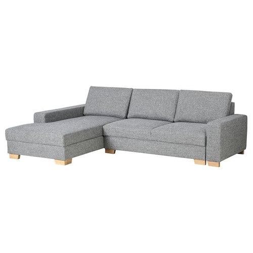 SÖRVALLEN - 3-seater sofa bed/chaise-longue ,