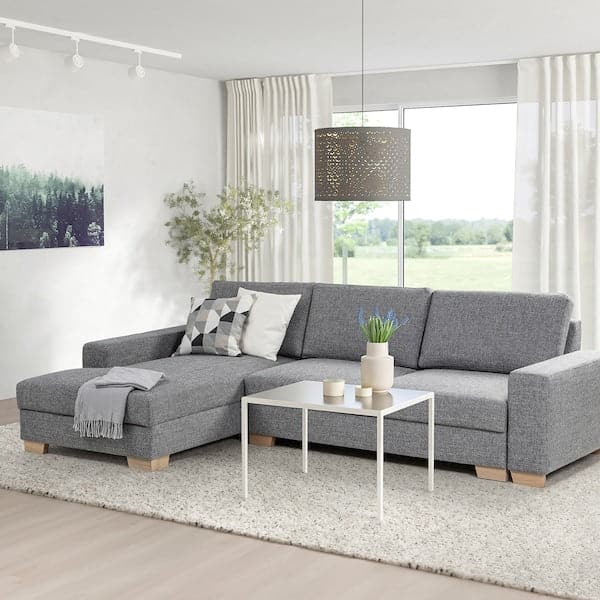 SÖRVALLEN - 3-seater sofa bed/chaise-longue , - best price from Maltashopper.com 99433405