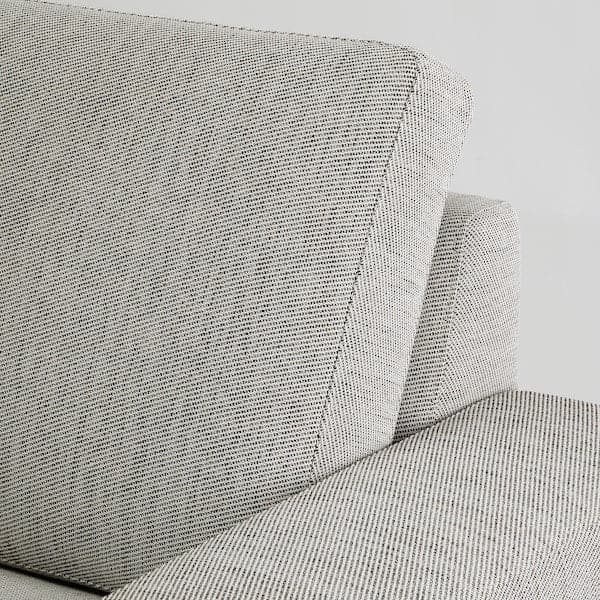 Ikea SÖRVALLEN Corner sofa bed, 3-seater, open end, left / Viarp beige / brown ,