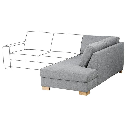 Ikea SÖRVALLEN Right corner element - Lejde grey/black ,