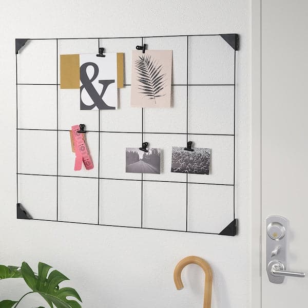 SÖSDALA - Memo board with clips, black, 60x75 cm - best price from Maltashopper.com 80423388