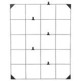 SÖSDALA memo board with clips, black, 60x75 cm