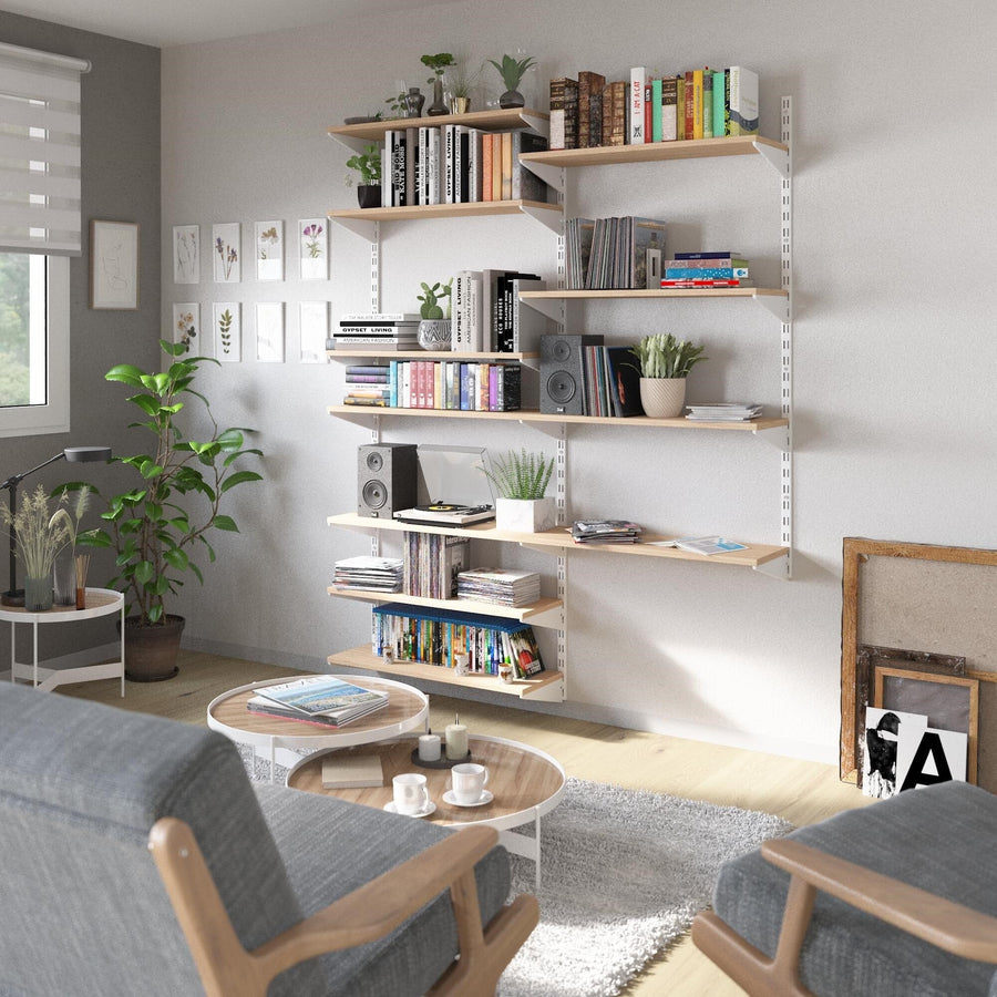 DOUBLE RACK 150 CM WHITE SPACEO