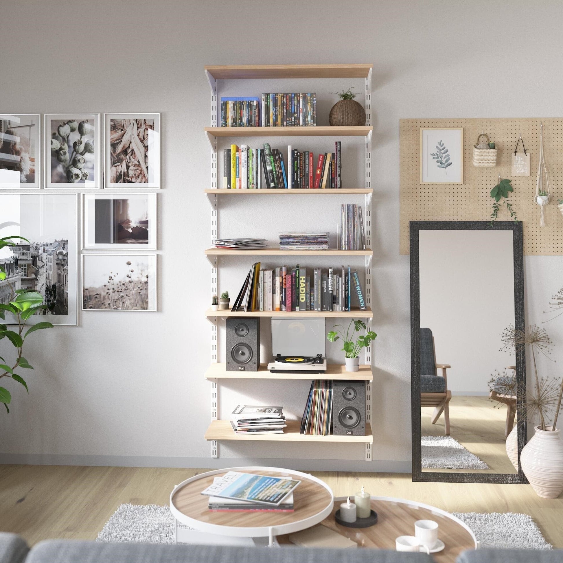 Bricocenter SINGLE RACK 200 CM WHITE SPACEO