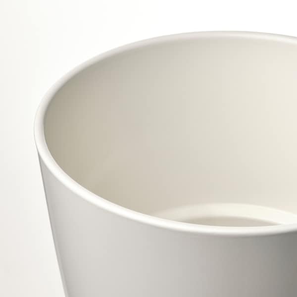 Ikea SOJABÖNA - Plant pot, white, 15 cm
