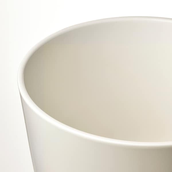 Ikea SOJABÖNA - Plant pot, white, 24 cm