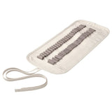 SOLFÅGEL roll-up pencil case, beige, 46x21 cm