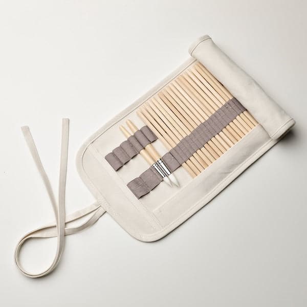 Ikea SOLFÅGEL - Roll-up pencil case, beige