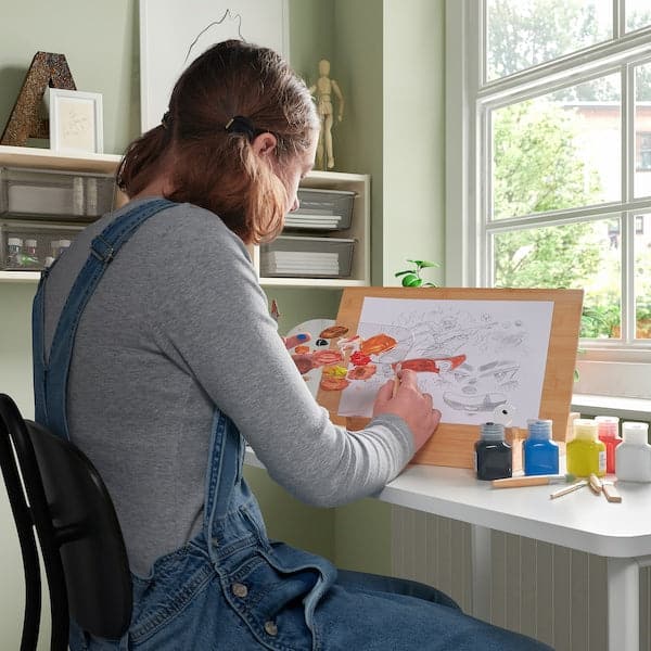 Ikea SOLFÅGEL - 3-piece easel and accessories set