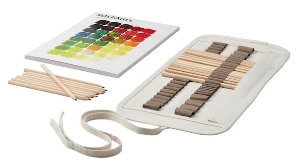 SOLFÅGEL - 3-piece drawing set