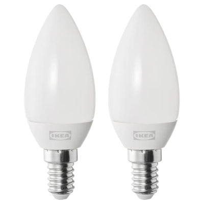 SOLHETTA - LED bulb E14 250 lumen, chandelier/opal white - best price from Maltashopper.com 30498748